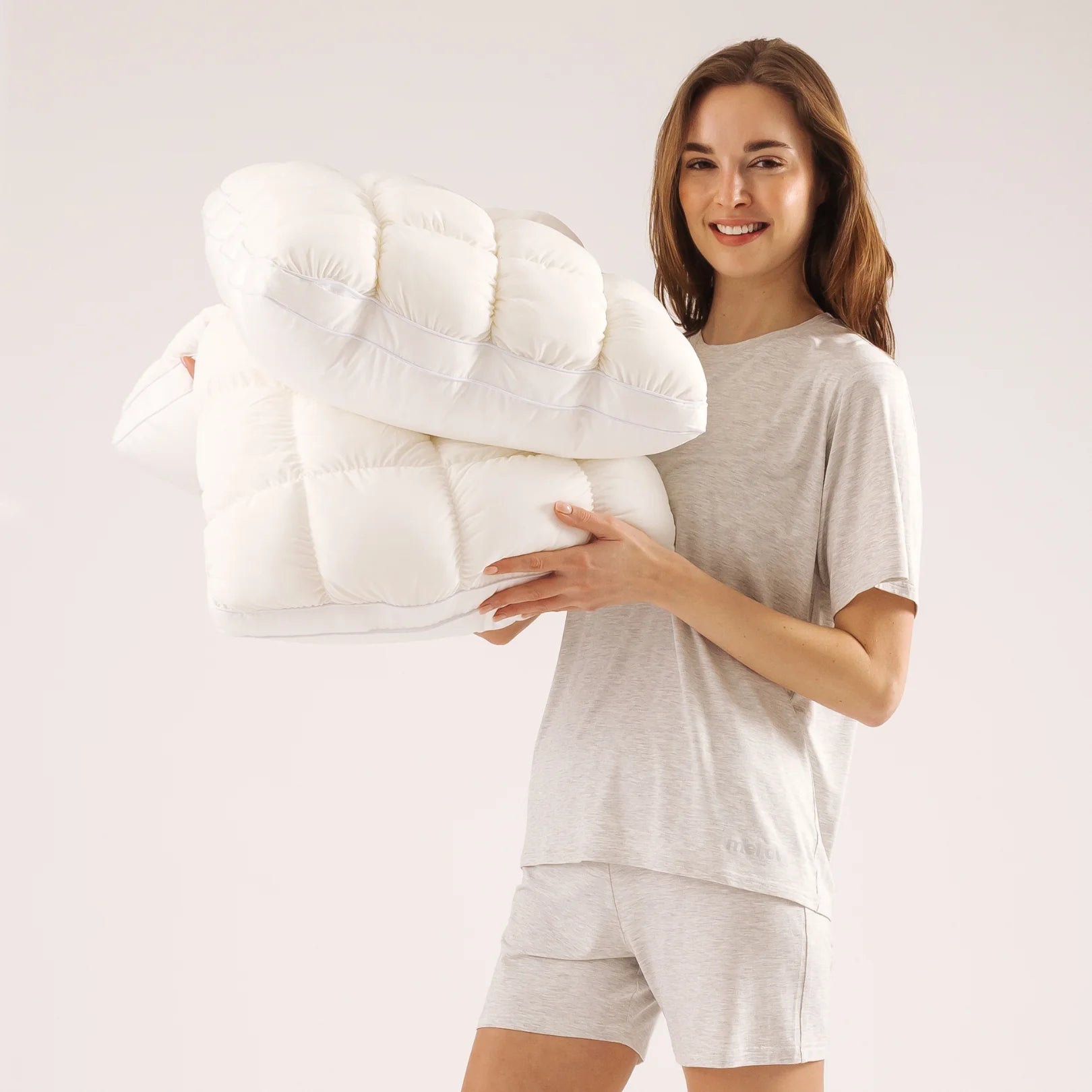 ☁️ Cooling Puff Pillow Set
