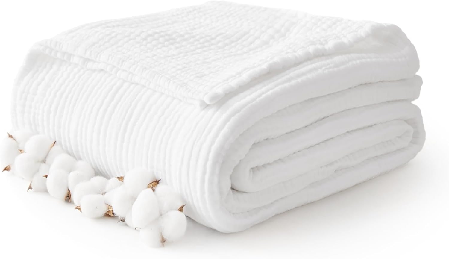 ☁️ 100% Cotton Muslin Blanket
