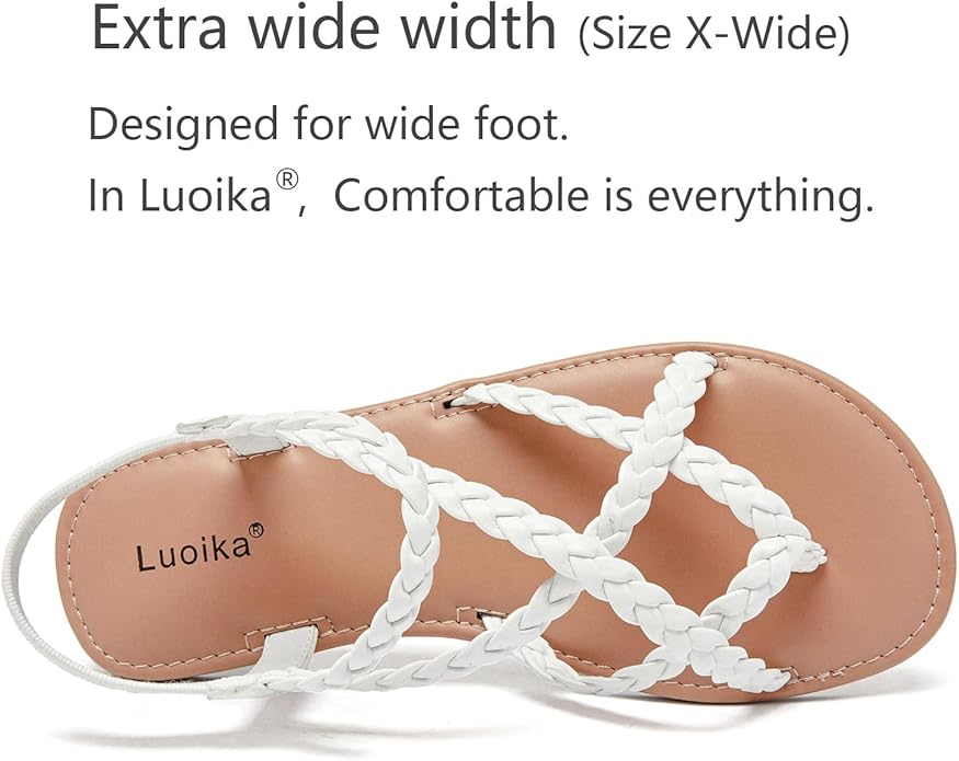 👡 Women's Braided Flat Sandals