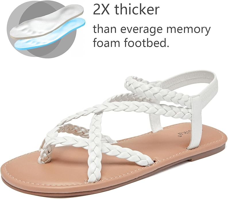 👡 Women's Braided Flat Sandals