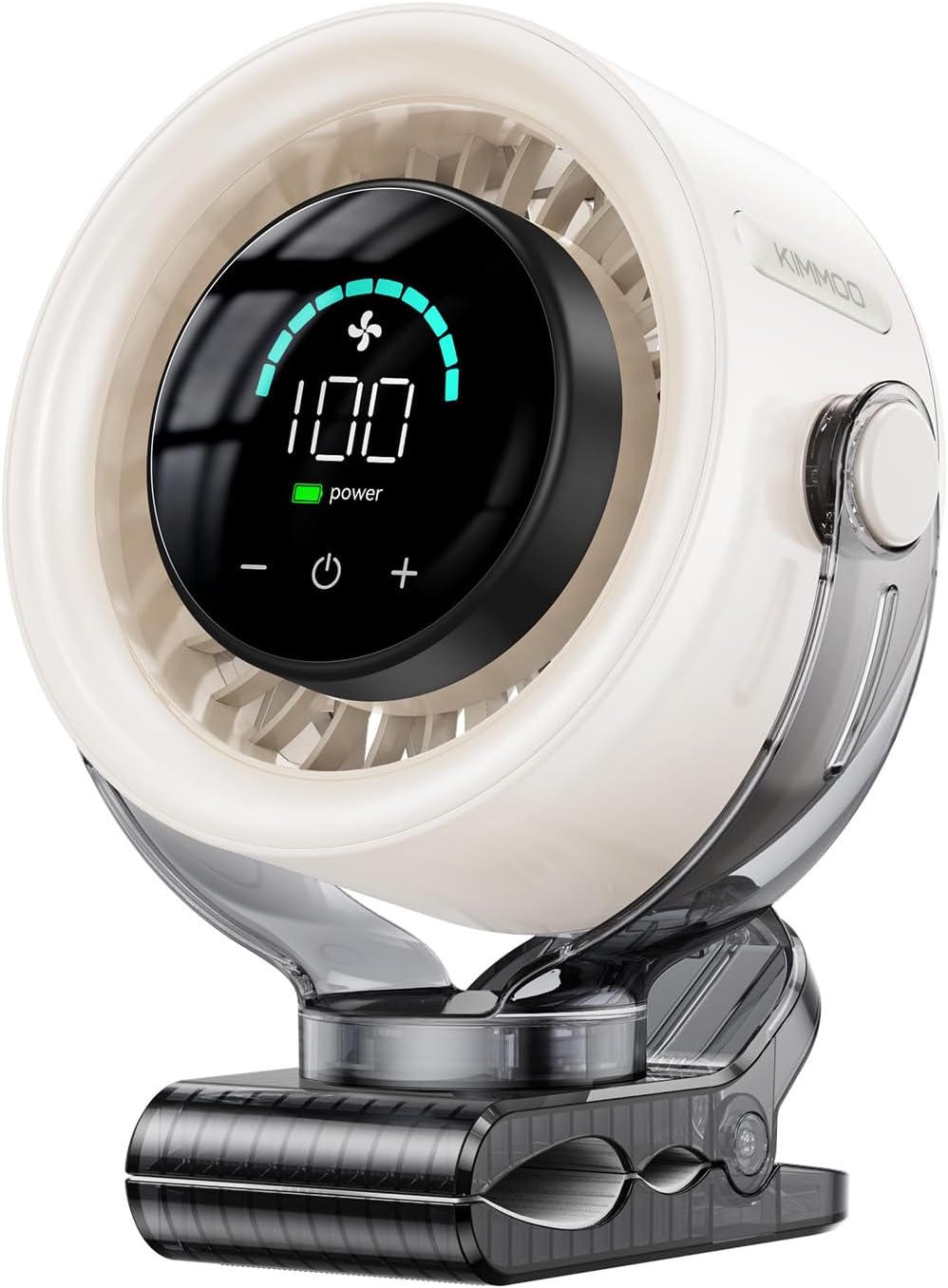 Rechargeable Portable Clip Fan With LED Display