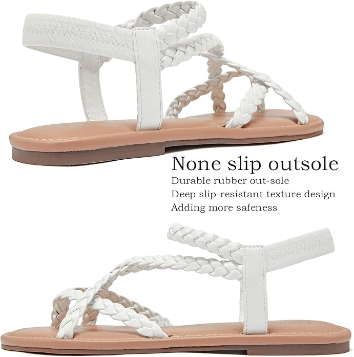 👡 Women's Braided Flat Sandals