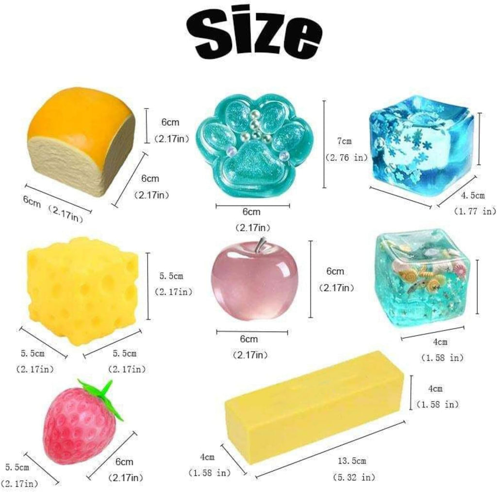 🎁 Squishy Fun Box 8-Piece Mystery Set