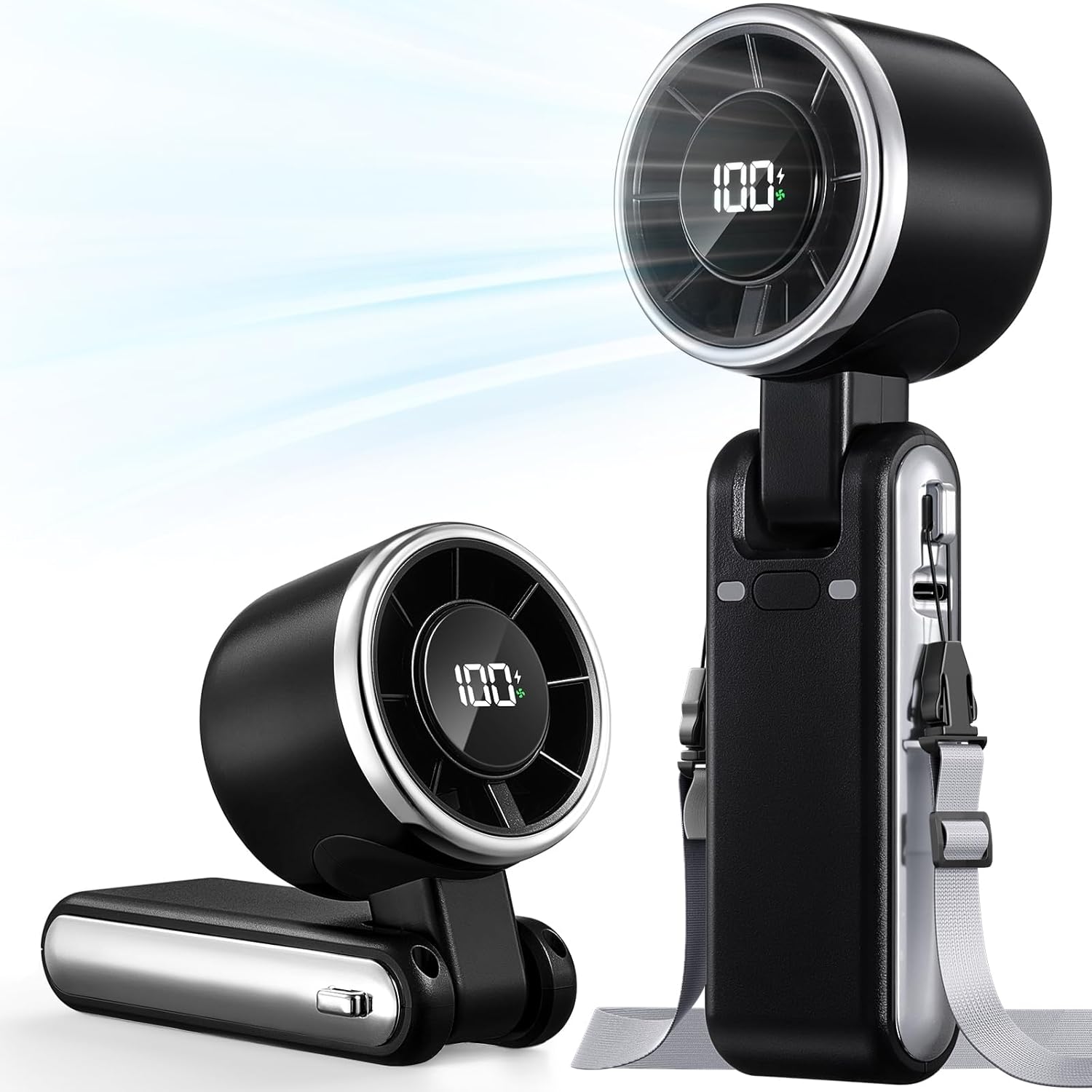 🌬️ Portable Turbo Handheld Fan