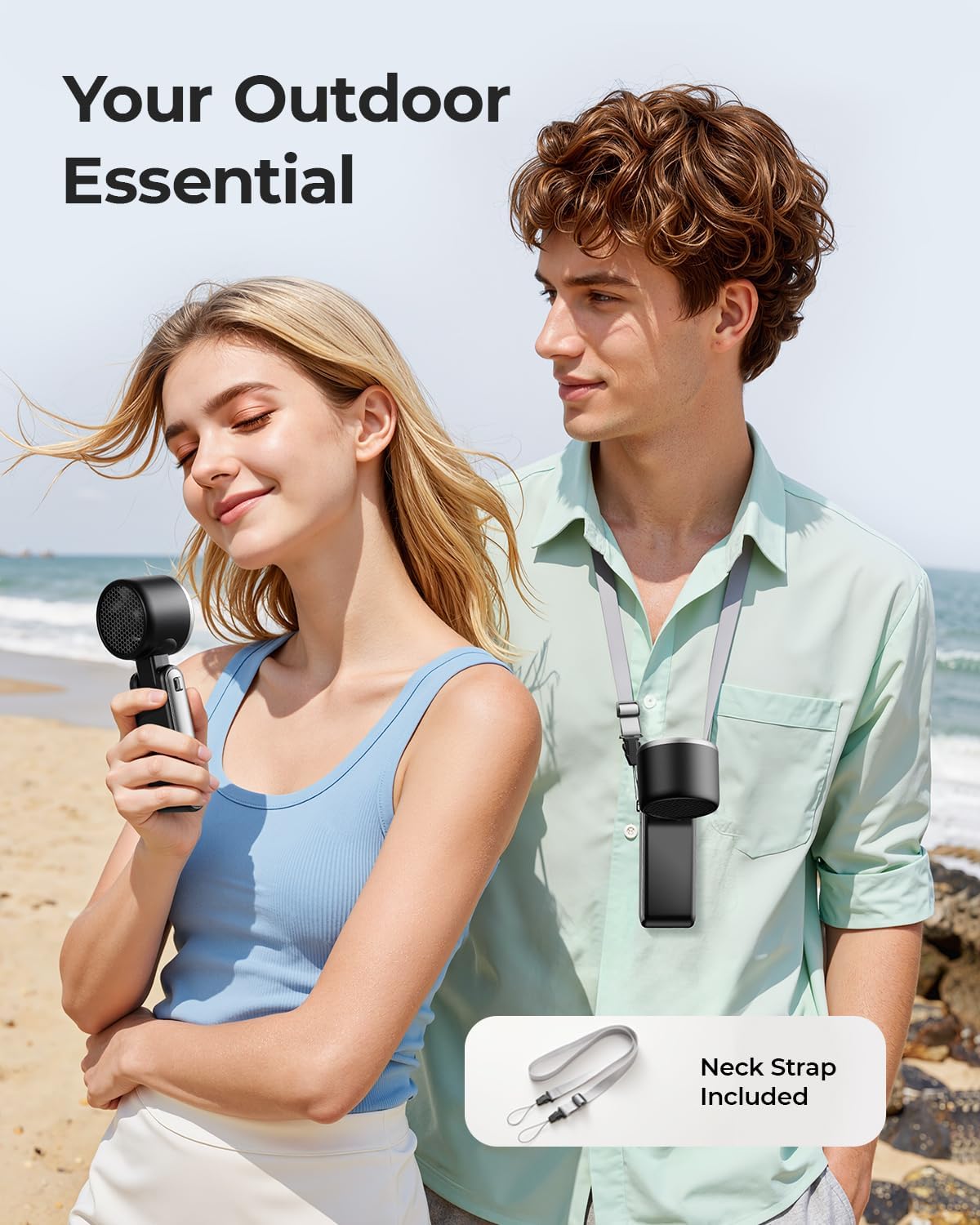 🌬️ Portable Turbo Handheld Fan
