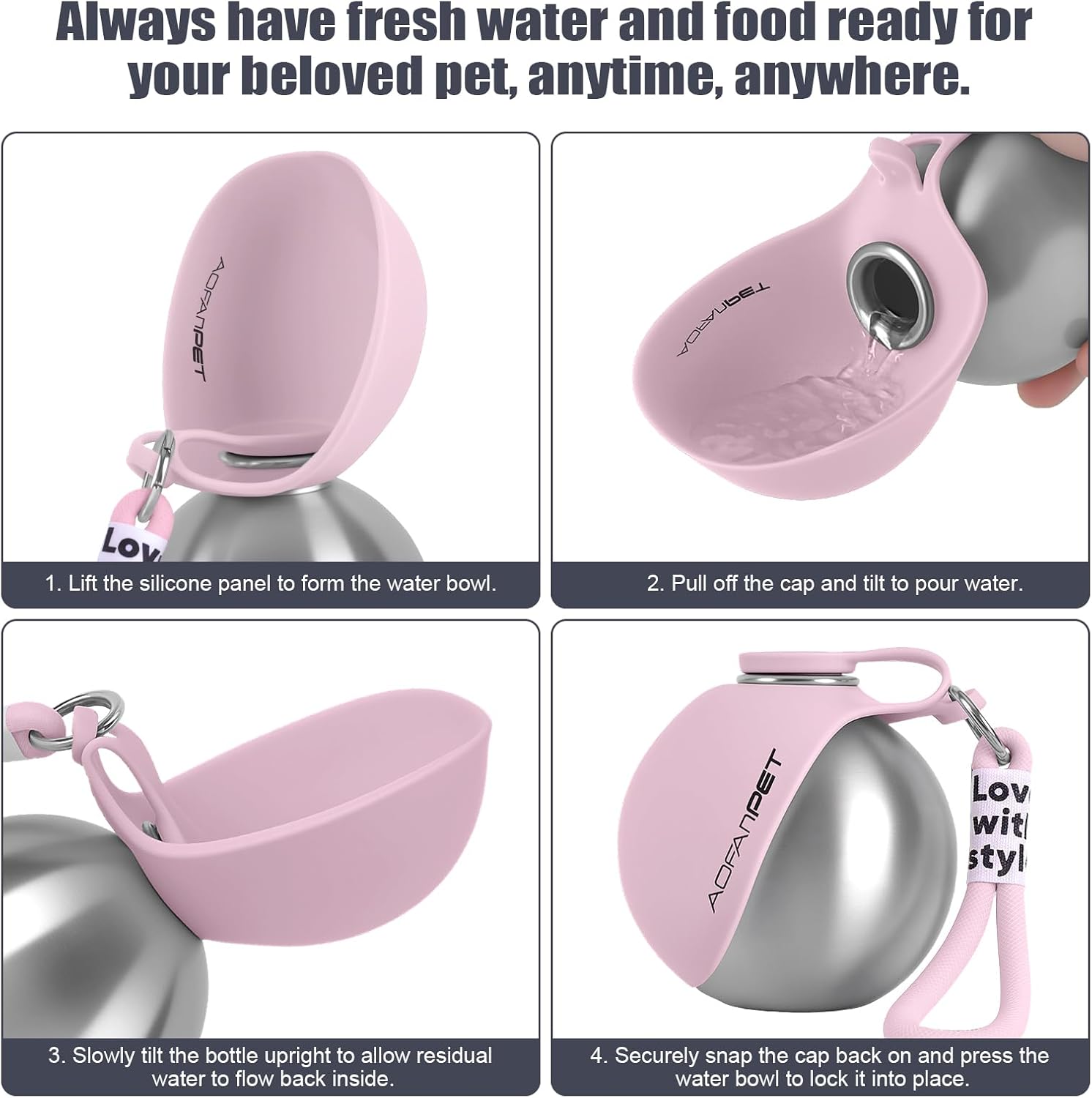 🐶💧 Portable Dog Water Bottle
