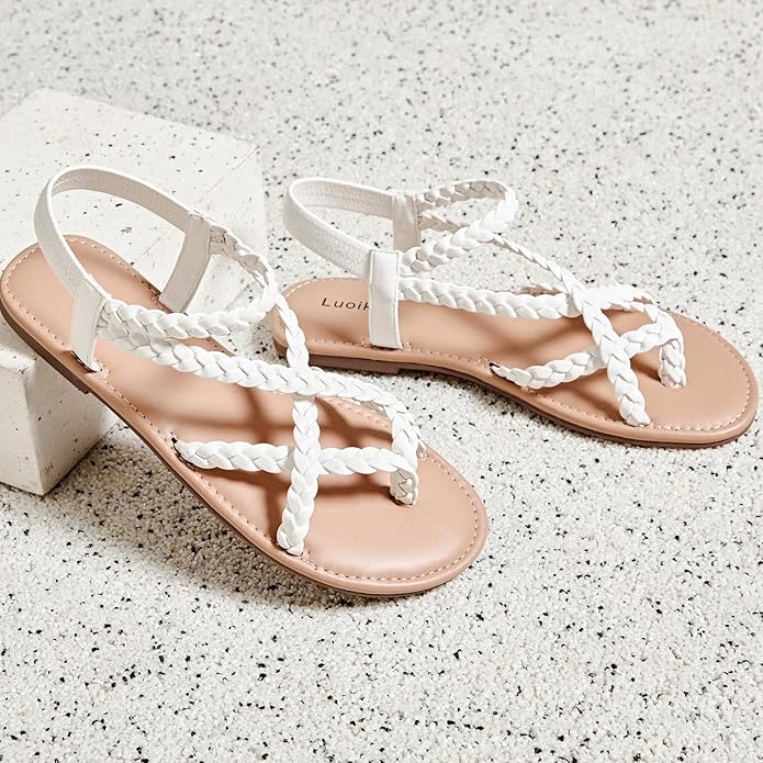 👡 Women's Braided Flat Sandals