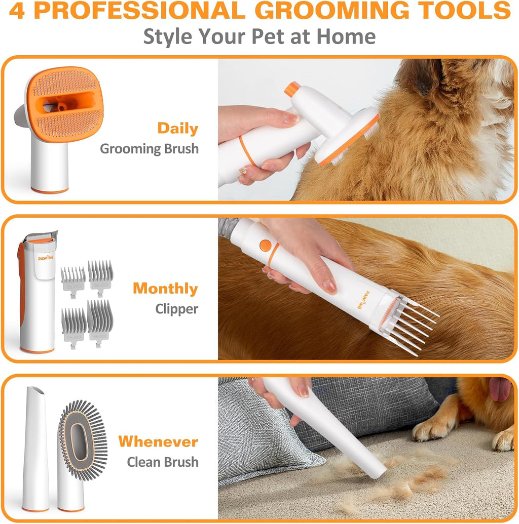 Professional Pet Grooming Vacuum Kit
