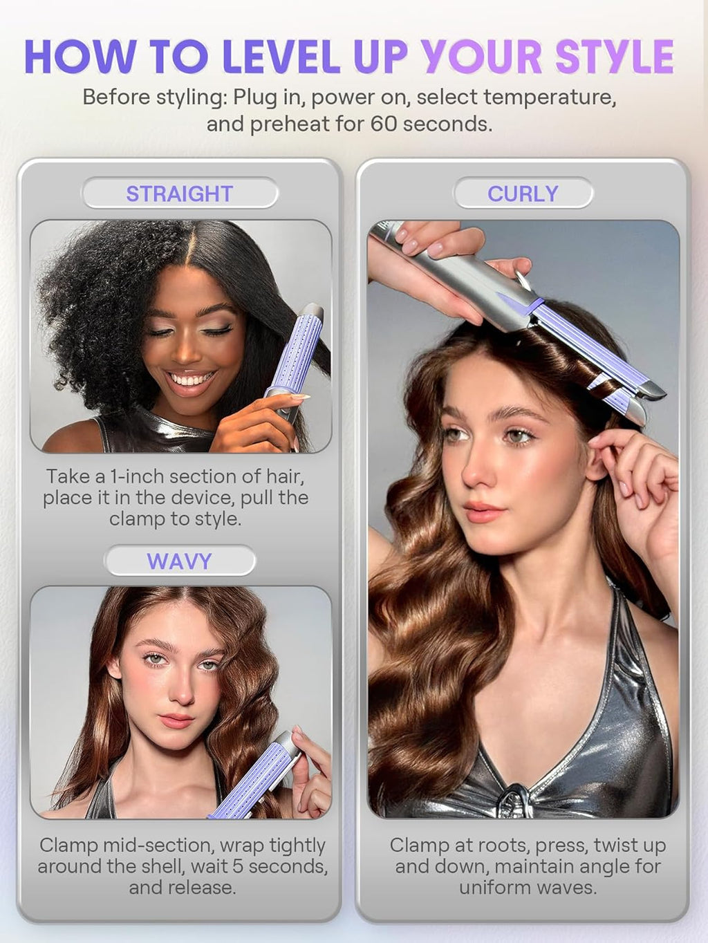 Manual Airflow Styler Curling Iron