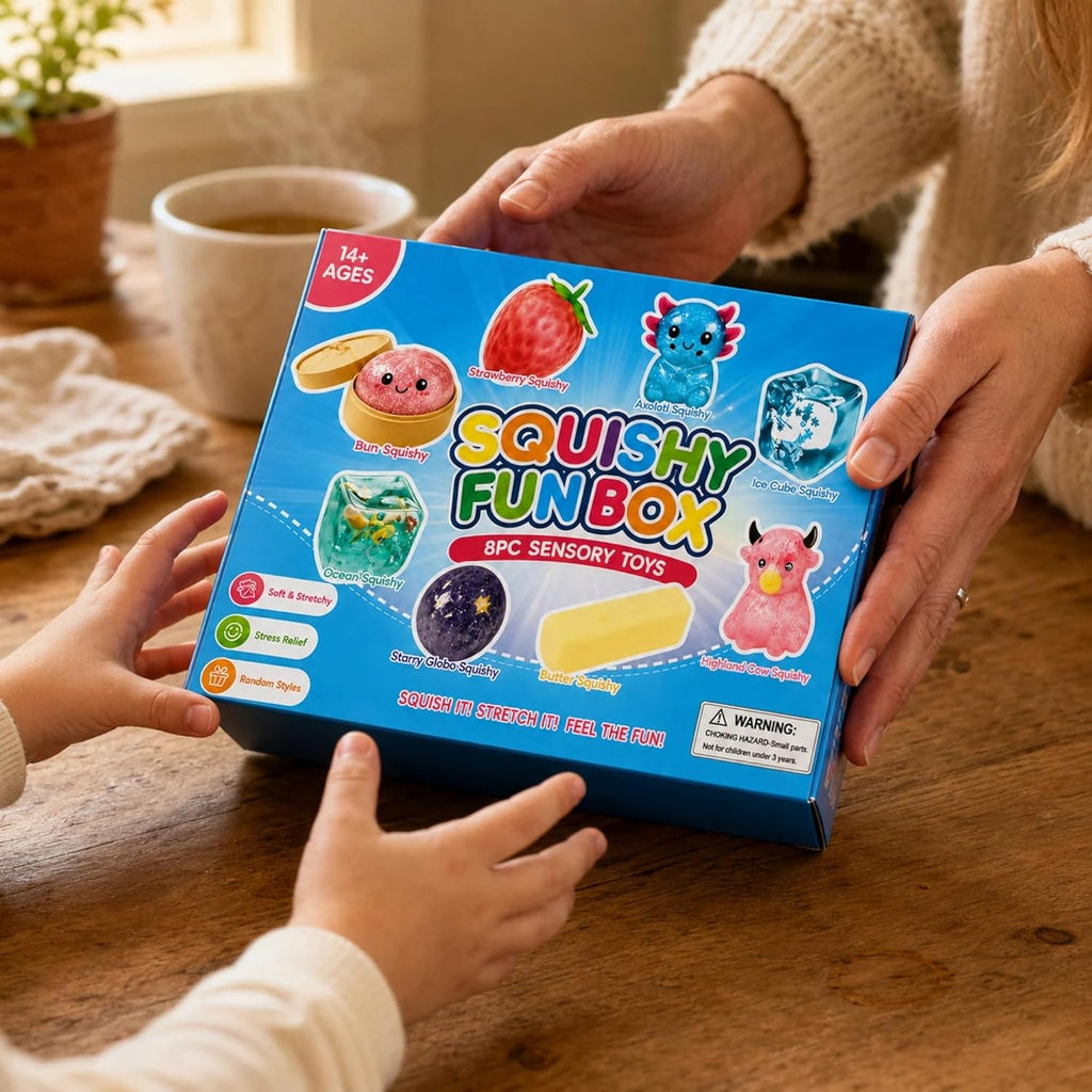 🎁 Squishy Fun Box 8-Piece Mystery Set
