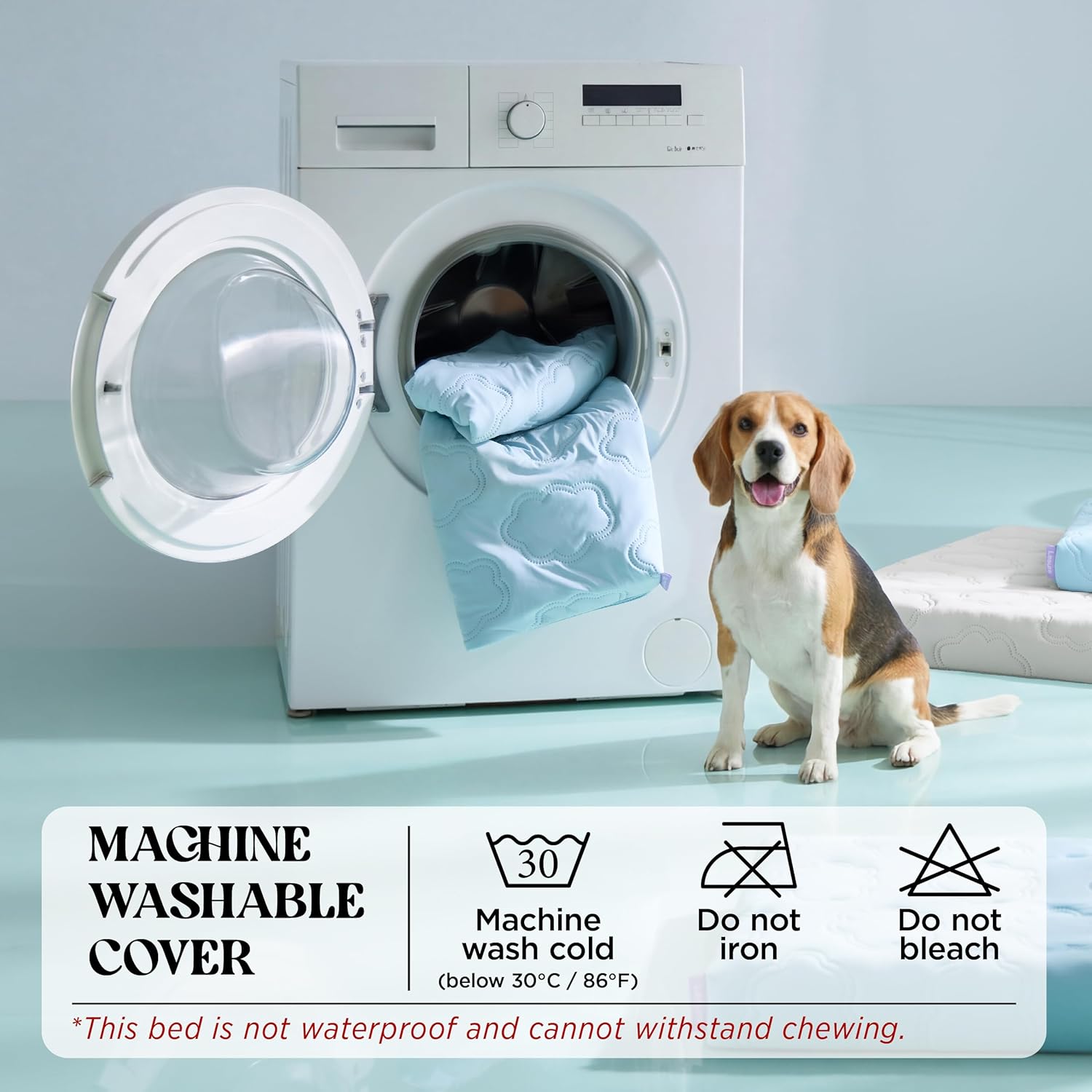 ❄️ Orthopedic Cooling Dog Bed