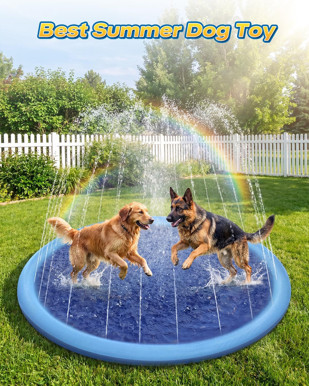 💦 Kids Splash Pad Sprinkler Mat