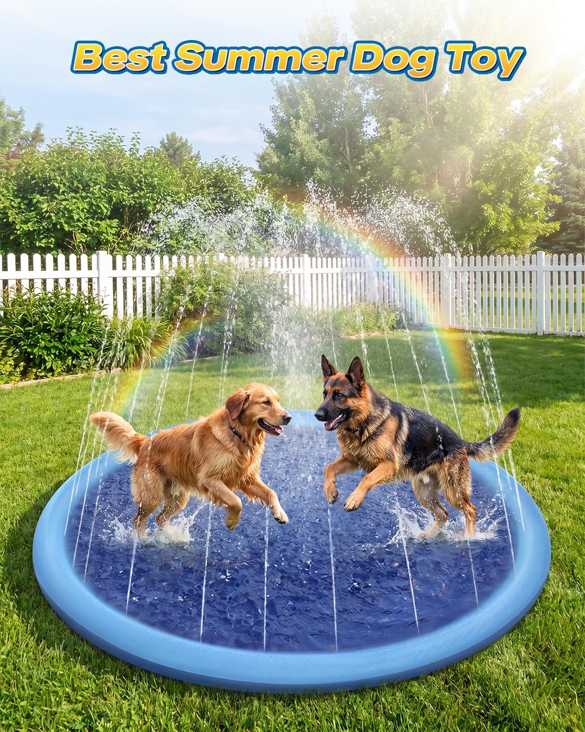 💦 Kids Splash Pad Sprinkler Mat