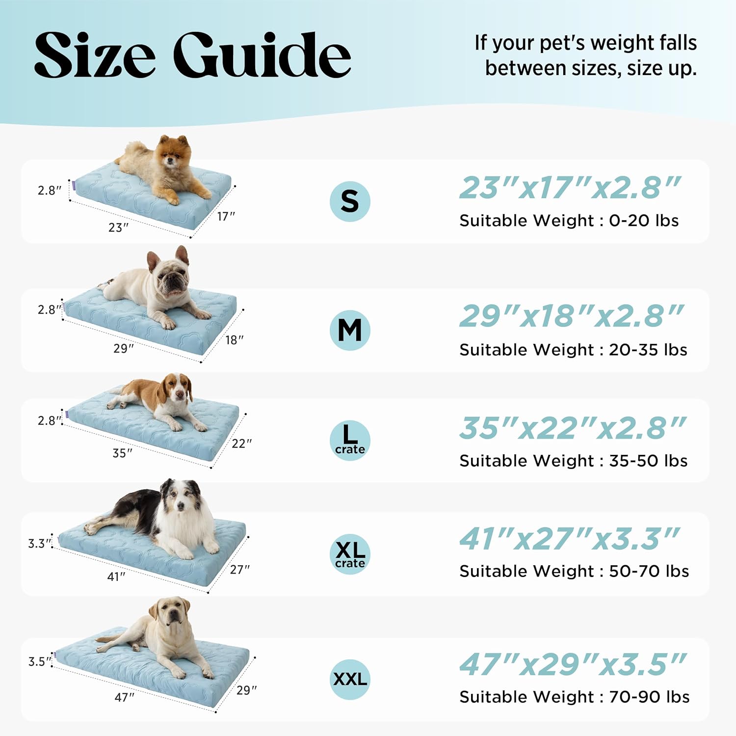 ❄️ Orthopedic Cooling Dog Bed
