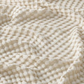 🌿 100% Cotton Herringbone Waffle Blanket