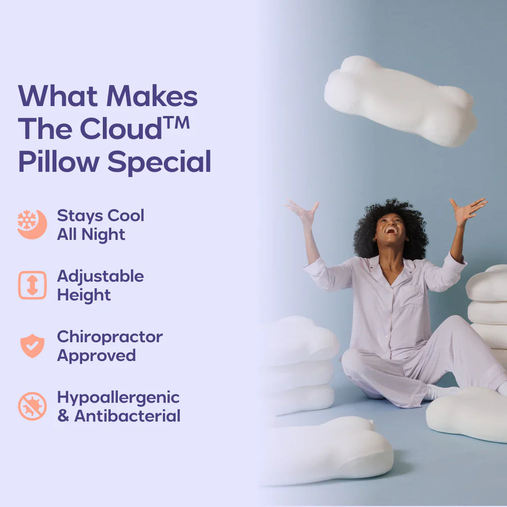 ☁️ Orthopedic Cooling Support Pillow
