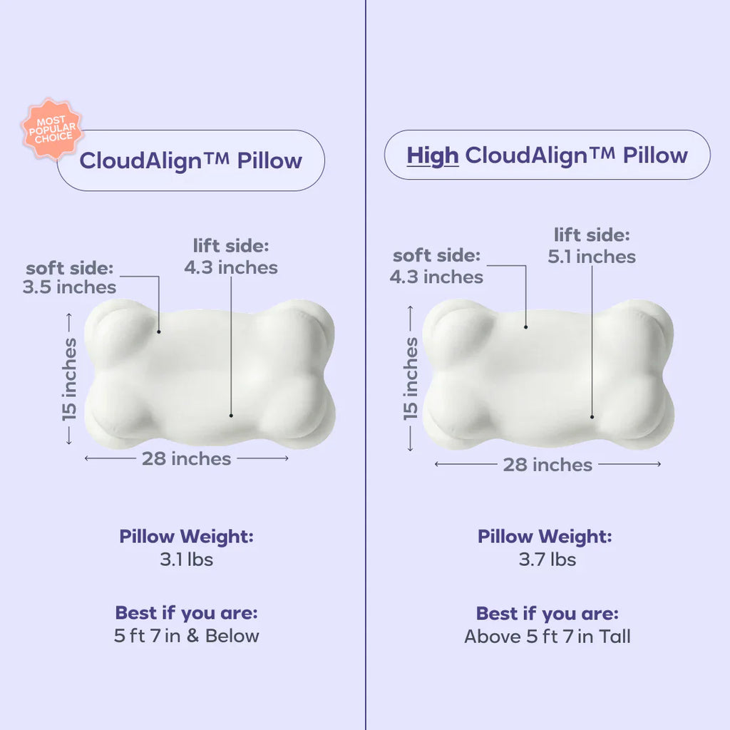 ☁️ Orthopedic Cooling Support Pillow