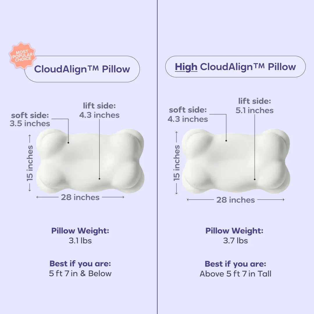 ☁️ Orthopedic Cooling Support Pillow